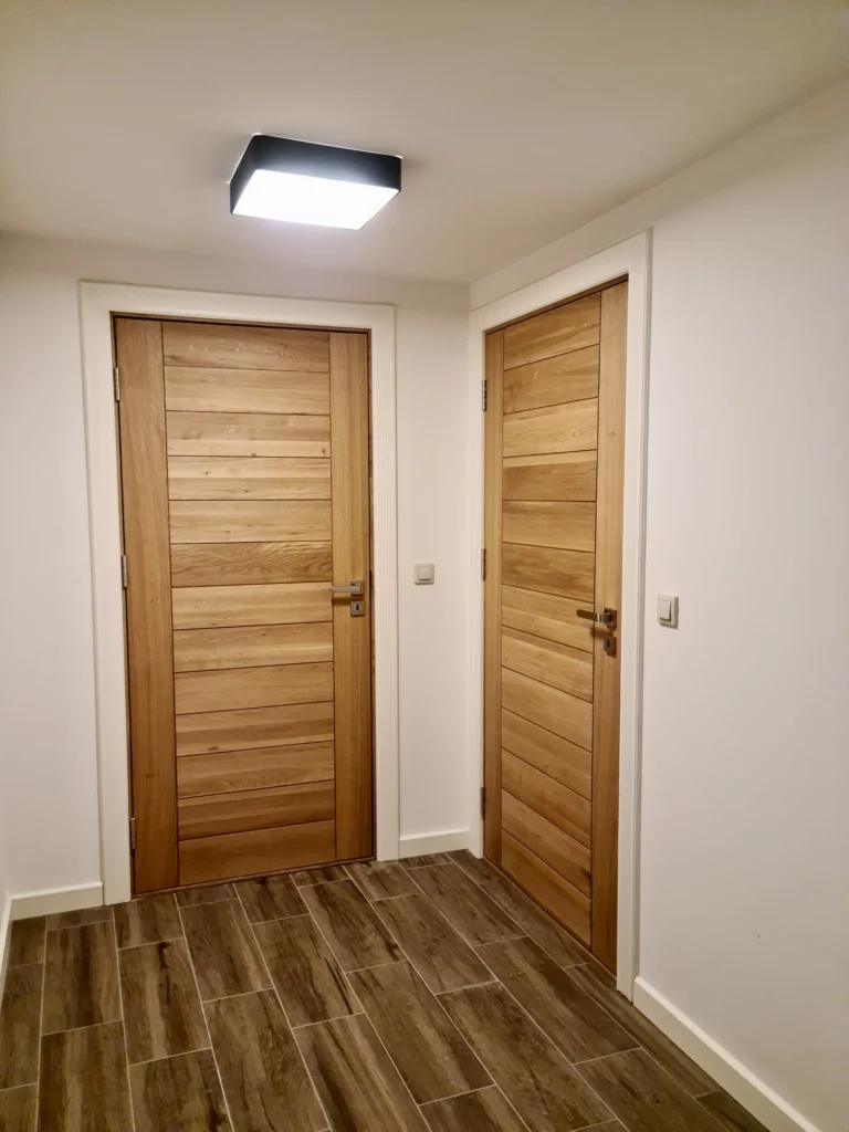 Drzwi drewniane wewnętrzne na wymiar